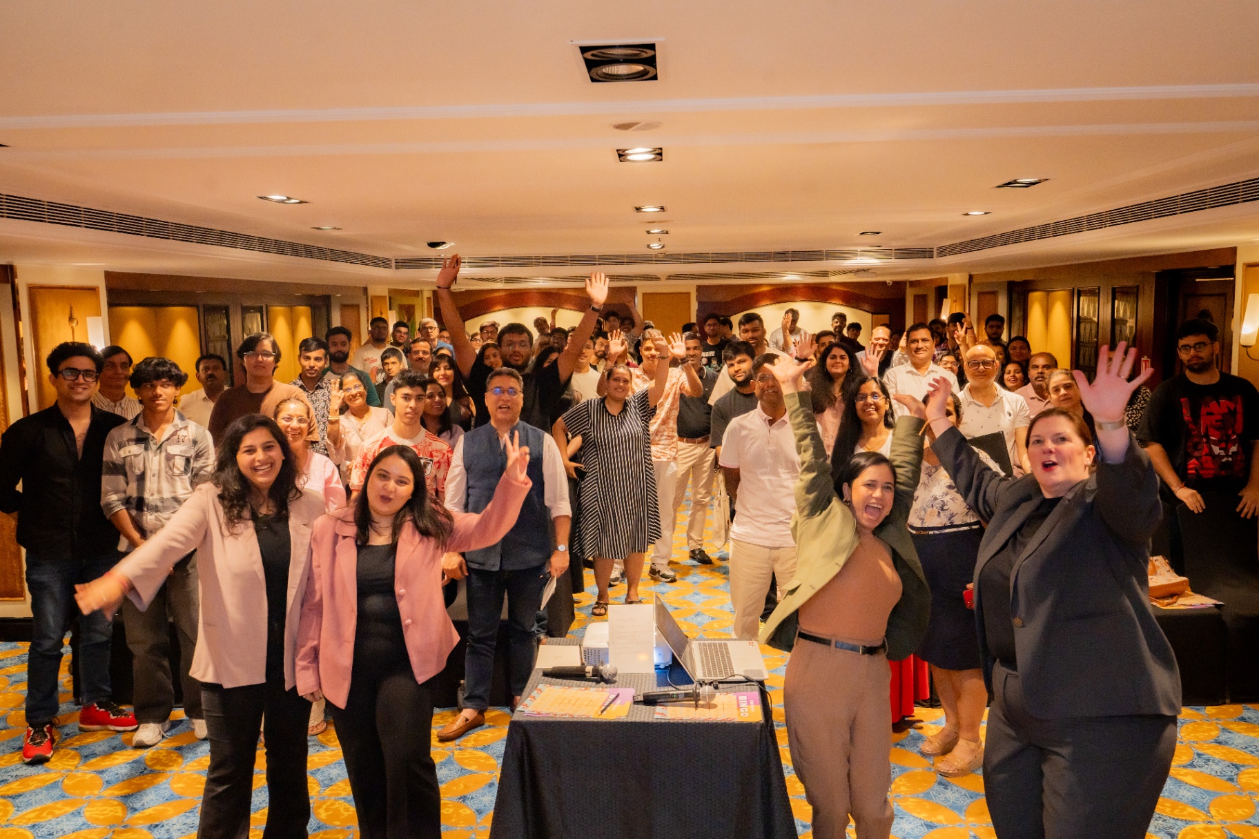 Globally Recruit team at an international recruitment event